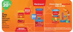 Pingo Doce Redoxon dupla ação vitamina c + zinco promoção