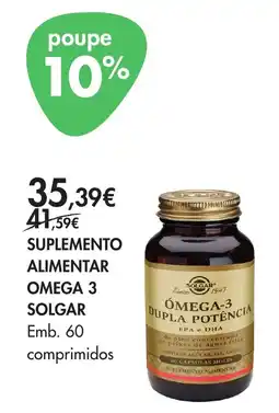 Pingo Doce suplemento alimentar omega 3 solgar promoção