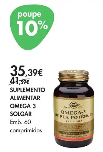 Suplemento alimentar omega 3 solgar