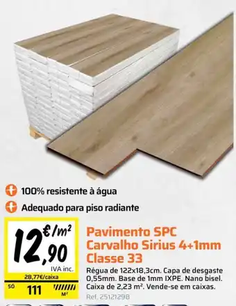 Pavimento SPC Carvalho Sirius