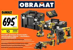 Obramat DeWalt pack 18v promoção