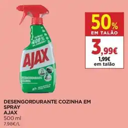El Corte Inglés desengordurante cozinha em spray ajax promoção
