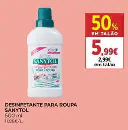 El Corte Inglés Desinfetante para roupa sanytol promoção