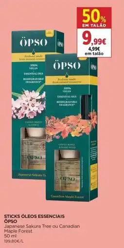 El Corte Inglés Sticks óleos essenciais öpso promoção