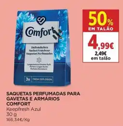 El Corte Inglés Saquetas perfumadas para gavetas e armários comfort keepfresh azul promoção