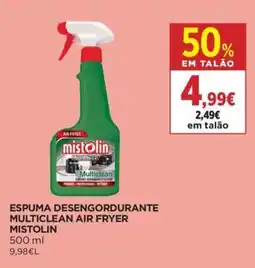 El Corte Inglés espuma desengordurante multiclean air fryer mistolin promoção