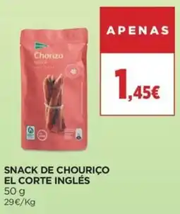 El Corte Inglés Chorizo snack el corte inglés promoção