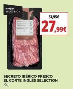 El Corte Inglés Secreto ibérico fresco el corte inglés selection promoção