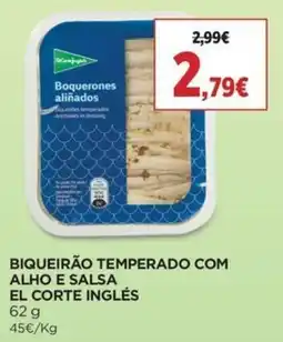 El Corte Inglés Biqueirão temperado com alho e salsa el corte inglés promoção