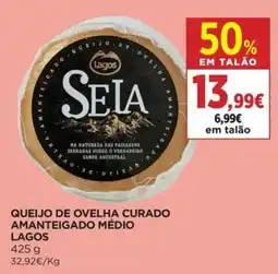 El Corte Inglés Queijo de ovelha curado amanteigado médio lagos promoção