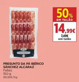 El Corte Inglés presunto da pá ibérico sánchez alcaraz promoção