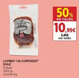 El Corte Inglés Lombo já cortado diaz promoção