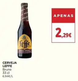 El Corte Inglés Cerveja leffe brune promoção