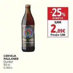 El Corte Inglés Cerveja Paulaner Dunkel promoção
