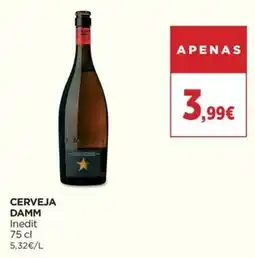 El Corte Inglés Cerveja Damm Inedit promoção