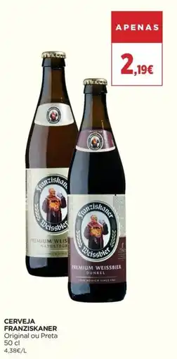 El Corte Inglés Cerveja Franziskaner Original ou Preta promoção