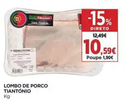 El Corte Inglés Lombo de porco tiántonio promoção