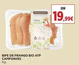El Corte Inglés bife de frango bio atp campoaves promoção