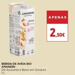 El Corte Inglés Bebida de aveia bio amandín promoção