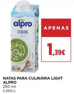 El Corte Inglés Natas para culinária light alpro promoção