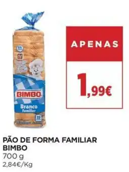 El Corte Inglés Pão de forma familiar bimbo promoção
