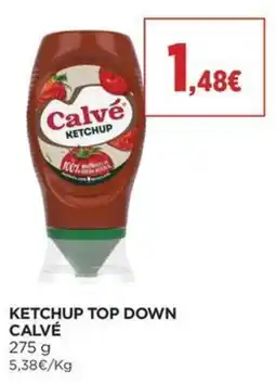 El Corte Inglés Ketchup top down calvé promoção