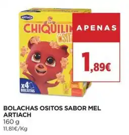 El Corte Inglés bolachas ositos sabor mel artiach promoção