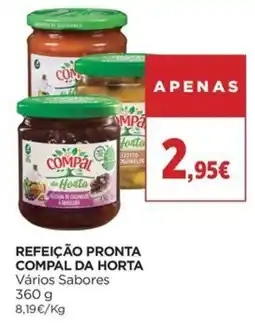 El Corte Inglés Refeição Pronta Compal da Horta promoção