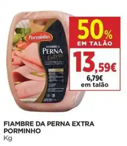 El Corte Inglés Fiambre da perna extra porminho promoção