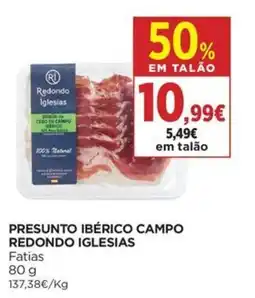 El Corte Inglés Presunto ibérico campo redondo iglesias promoção