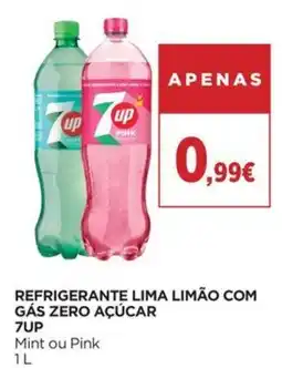 El Corte Inglés Refrigerante lima limão com gás zero açúcar 7up mint ou pink promoção