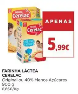 El Corte Inglés Farinha láctea cerelac promoção