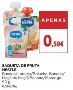 El Corte Inglés saqueta de fruta nestlé promoção