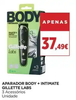 El Corte Inglés aparador body + intimate gillette labs promoção