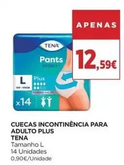 El Corte Inglés Cuecas incontinência para adulto plus tena promoção