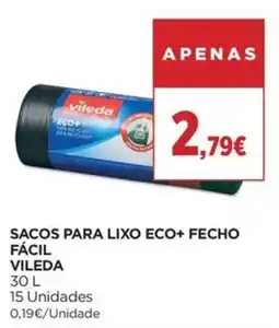 El Corte Inglés sacos para lixo eco+ fecho fácil vileda promoção