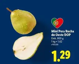 Lidl Mini - pera rocha do oeste dop promoção