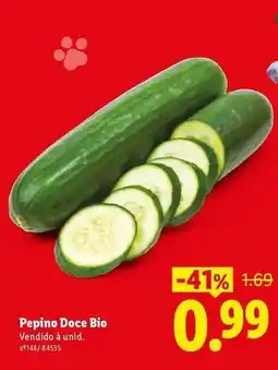 Lidl Biológico - pepino doce bio promoção