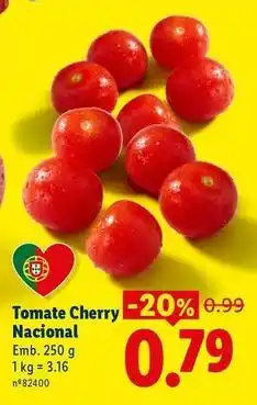Lidl Nacional - tomate cherry promoção