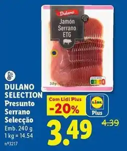 Lidl Dulano - selection presunto serrano promoção