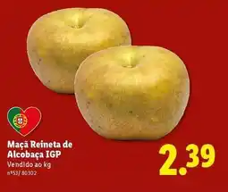Lidl Maçã reineta de alcobaça igp promoção