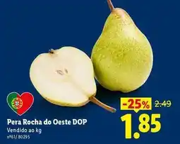 Lidl Pera rocha do oeste dop promoção