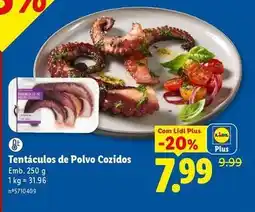 Lidl com - tentaculos de polvo cozidos promoção