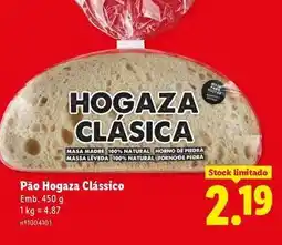 Lidl Pao hogaza classico promoção
