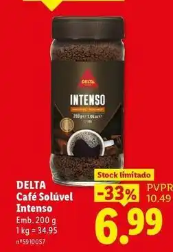 Lidl Delta q - café solúvel intenso promoção