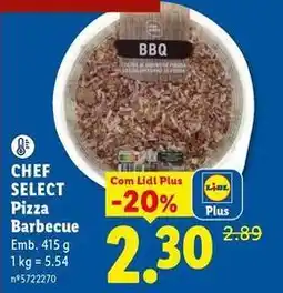 Lidl Chef - select pizza barbecue promoção