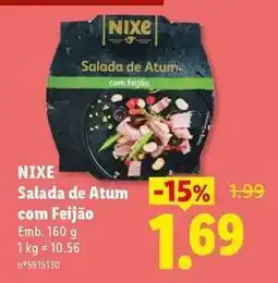 Lidl com - salada de atum com feijao promoção
