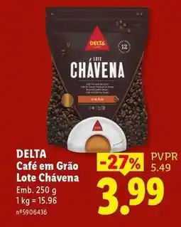 Lidl Delta q - café em grão lote chávena promoção
