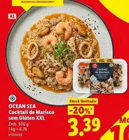 Lidl Ocean sea - cocktail de marisco sem gluten xxl promoção