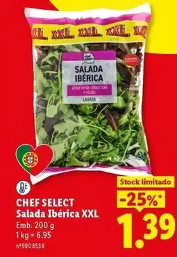 Lidl Chef select - salada iberica xxl promoção